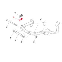 Feder PIAGGIO, Hauptständer für Vespa GTS/GTS Super/GTV 300ccm HPE (`18-)