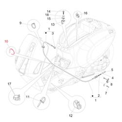 Kabelbinder PIAGGIO schwarz