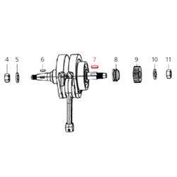 Keil, Kupplung, C-4771083 für LML Star 200 4T