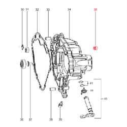 Mutter M8x1,25 mm Sechskant, LML für LML Star 200 4T