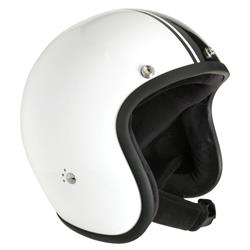 Helm BANDIT Classic Jet, weiß/schwarz, Gr. XXL Jethelm