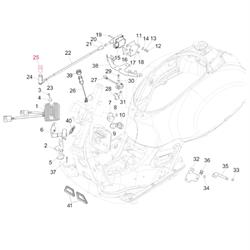 Isolierkappe PIAGGIO für Zündkerzenstecker für Vespa GTS Super 125-300ccm