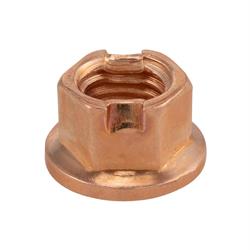 Mutter M8x1,25 mm Sechskant mit Flansch, BFA Motor Zylinder 306 für Vespa 125 VNA-TS/150 VBA-Super/160 GS/180 SS/Rally/PX/PE/Lusso/T5 (1)