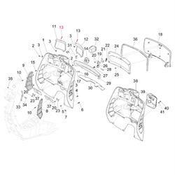 Schraube Gepäckfach M4x25 mm, Torx, PIAGGIO für Vespa GTS/GTS Super/GTV/GT 60 125-300ccm