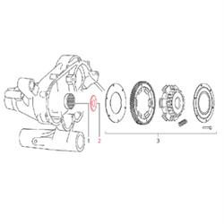 Distanzscheibe 16 mm für LML Star 125-150 4T/Star Deluxe 125-150 4S/Speedy