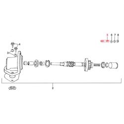 Stehbolzen LML, Anlasser, 003972 - SF504-1184 für LML Star 125-200 4T/Star Deluxe 125-150 4S/Speedy
