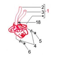 Ölpumpe PIAGGIO für Vespa ET2 50ccm 2T AC