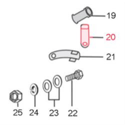 Halteklammer LML, Bremsleitung, C-4723387 für LML Star 125-200 2T/4T/ Star125/II/Lite 4T Automatica/CVT