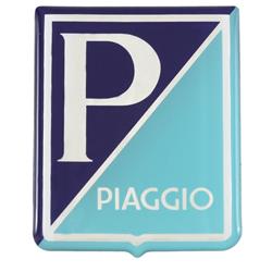 Emblem "PIAGGIO" 080349 - 0803490001 für Vespa 125 GT/Sprint/Super -> 1967 /150 VBA/VBB/GL/GS VS5/Sprint/Super ->1967 /160 GS/180SS