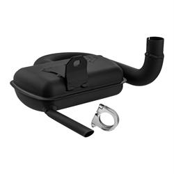 Rennauspuff POLINI 2002020, Stahl schwarz für Vespa 125 VNA/VNB/GT/GTR/Super/TS/150 VBA/VBB/GL/Sprint/V/Super/T4