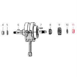 Mutter M14x1,0 mm LML, für Kupplung für LML Star 200 4T