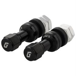 Ventileinsatz G-PRO für schlauchlos Reifen/Felge gerade schwarz eloxiert