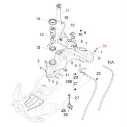 Schraube, Kreuzschlitz, Linsenkopf, PIAGGIO für Vespa LX/LXV/S/GTS/GTV/GT/GT L 50-200ccm