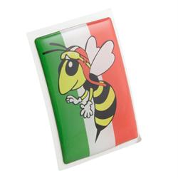 Emblem "Wespe" 4-Eck Kaskade für Vespa PX125-200 MY/2011 für Vespa LX/LXV/S/Primavera/Sprint/GTS/GTS Super/GTV/GT 60/GT/GT L/946 50-300ccm