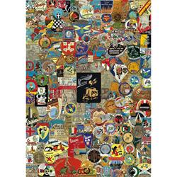 Plakat mit Motiv "Vespa Plaketten"