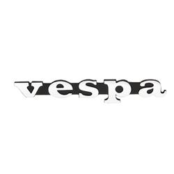 Schriftzug "Vespa" Beinschild vorne 152541 für Vespa 50 R V5A1T 828604 ->/S V5SA1T 57178 ->/Special V5B1T 38640 ->/V5B2T 1869 ->/V5B3T/V5B4T/90 V9A1T 77967->/100/125 PV VMA2T 073489 ->/ET3