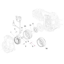 Sprengring Polrad, PIAGGIO für Vespa GTS/GTS Super/GTV/GT 60/946 125-300ccm