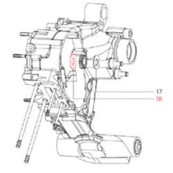 Distanzscheibe Kupplung, innen, LML für LML Star 125-150 4T/Star Deluxe 125-150 4S/Speedy