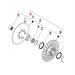 Führungszapfen PIAGGIO, Wandler für APRILIA/GILERA/PIAGGIO Atlantic/Scarabeo/Fuoco/Nexus/Beverly/MP3/X8/X9/X10/XEVO 400/500ccm 4T LC