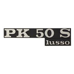 Schriftzug "PK 50S Lusso" Seitenhaube links 240191 für Vespa PK50 S Lusso, V5X2T