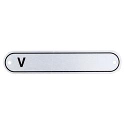 Typenschild Fahrgestellnummer V-... für Vespa alle dt. Modelle '58-'72