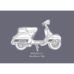 Postkarte SIP mit Motiv "Life is better on a Rally"