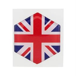 Emblem Union Jack 6-Eck Kaskade für Vespa PK50-125 XL/XL2/PX80-200E/Lusso/'98/T5