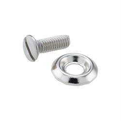 Schraube Scheinwerfer M4x12 mm, Linsen-Senkkopf, Schlitz für Vespa