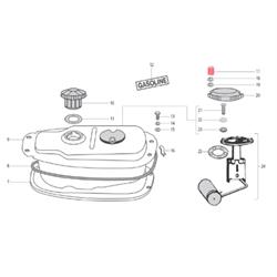 Mutter, LML für LML Star 125-200 4T/Star Deluxe 125-150 4S/Speedy