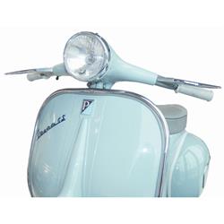 Monoschlitzrohr CUPPINI Beinschild 56743 - 56744 für Vespa 160 GS