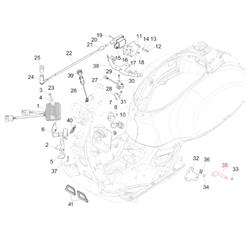 Halterung PIAGGIO für Vespa GTS/GTS Super 125-300ccm