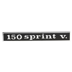 Schriftzug "150 sprint v." Heck hinten 145342 für Vespa 150 Sprint Veloce VLB1T 01726510 ->