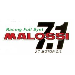 Banner MALOSSI mit Motiv "Malossi 7.1" weiß