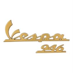 Schriftzug Vespa 946 Beinschild/Top Case 2H004258 für Vespa LX/LXV/S/Primavera/Sprint/GTS/GTS Super/GTV/GT 60/GT/GT L/PX 2011 125-300ccm