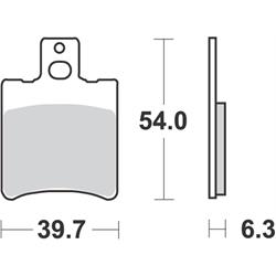 Bremsbeläge RMS S13