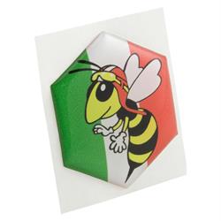 Emblem "Wespe" 6-Eck Kaskade für Vespa PK50-125 XL/XL2/PX80-200E/Lusso/'98/T5
