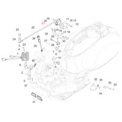 Gummikappe PIAGGIO, Zündkabel, 071671 für Vespa LX/S/Sprint/GTS/GTS Super/GTV/GT 60 50-300ccm