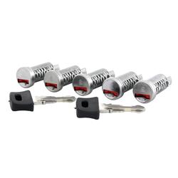 Schließzylinder Set RMS, Zündung/Sitzbank/Gepäckfach/Seitendeckel, 1792925 - SF524-0740 für Vespa PK50-125/S/XL/XL2/Automatica/PX80-200/PE/Lusso/'98/T5/Cosa