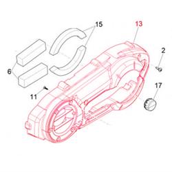 Abdeckung PIAGGIO, Variodeckel für APRILIA/GILERA/PIAGGIO Atlantic/Scarabeo/Fuoco/Nexus/Beverly/MP3/X8/X9/X10/XEVO