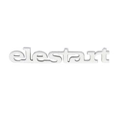 Schriftzug "elestart" Seitenhaube rechts 196459 für Vespa PK 50 S/Lusso/Elestart 3000001>3005233/ 125 S/Elestart 3000001>3006151,