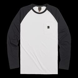 BLACKWELL L/SLV WHT/BLK-M