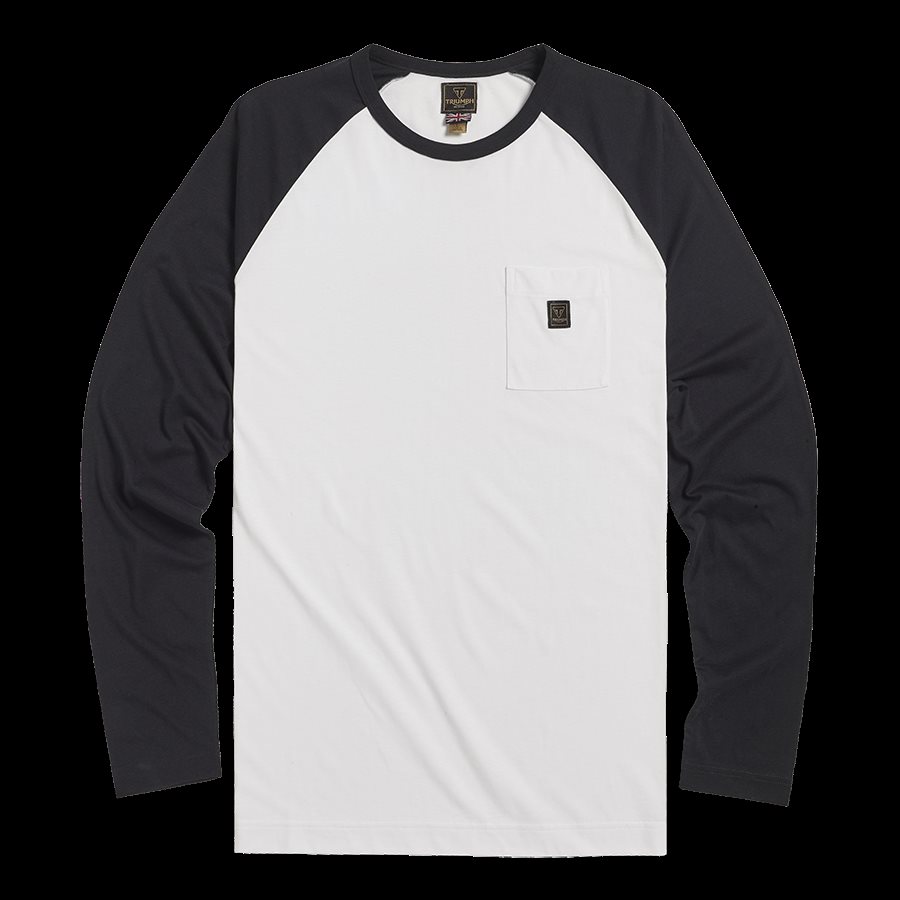 BLACKWELL L/SLV WHT/BLK-XL
