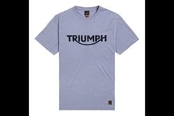 BAMBURGH BLUE MARL TEE-L