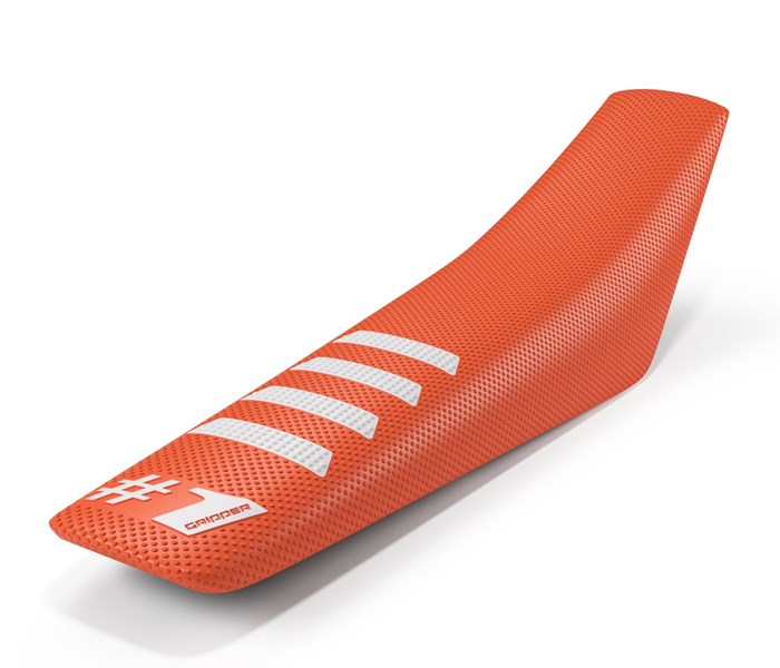 One Gripper Sitzbezug orange und weiss