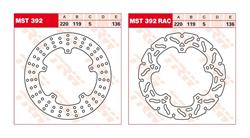 Bremsscheibe hinten für BMW S1000RR (2009-2018)