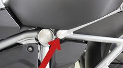 Heckrahmen-Abdeckkappen für BMW R 1250 RS