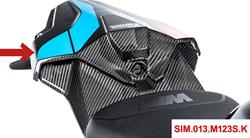 Einmann-Heckverkleidung oben für BMW S1000RR (2019- )