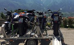 Mietanhänger für 4 Bikes