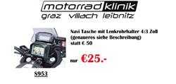 Navi Tasche mit Lenkrohrhalter  4:3 Zoll statt € 50 nur €25.- (genaueres siehe Beschreibung) Navi Tasche mit Lenkrohrhalter  4:3 Zoll statt € 50 nur €25.- (genaueres siehe Beschreibung)