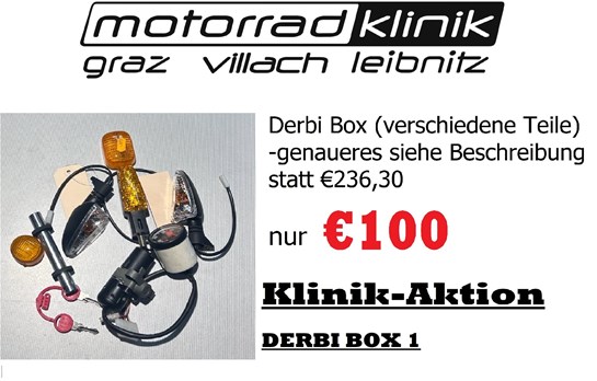 Derbi Derbi Box1 (verschiedene Teile ) statt € 236,30 nur  €100 genaueres siehe Beschreibung 